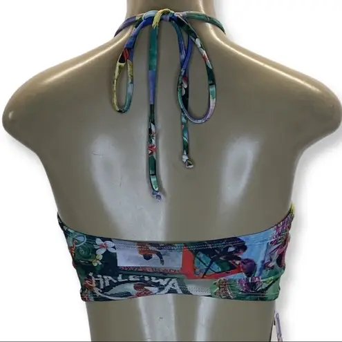 Indecent Proposal Made by Zuliana Tube Top with Neck Tie Blue