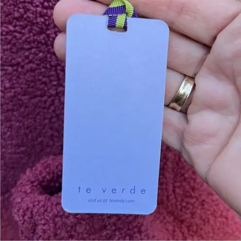 Nwt Te Verde Teddy Bear Hoodie Sweatshirt