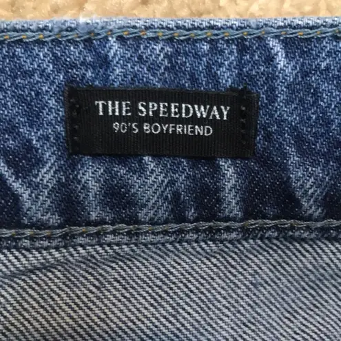 Rails The Speedway 90’s Boyfriend Button-Fly Medium Wash Straight Leg Jeans