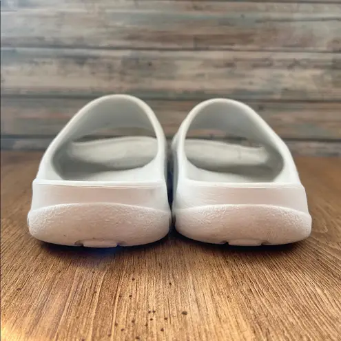 Birkenstock Birki’s Light Gray Slides White Size 10