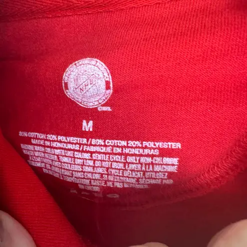 Washington Capitals Hoodie Medium Red NHL Fan Sweatshirt