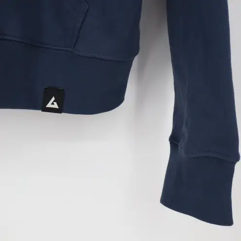 American Giant Women's Midweight Full Zip Spell Bound Made In USA Size M Blue Size M