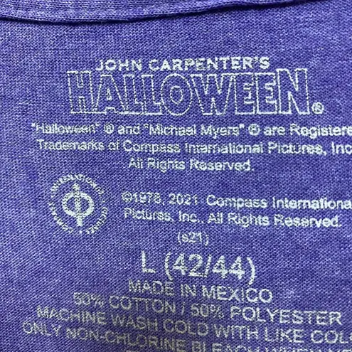 John Carpenters Halloween Michael Myers Horror Movie Tee L