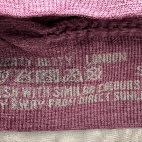 Sweaty Betty Stamina Purple raceback moisture wicking Sports Bra, size S gym