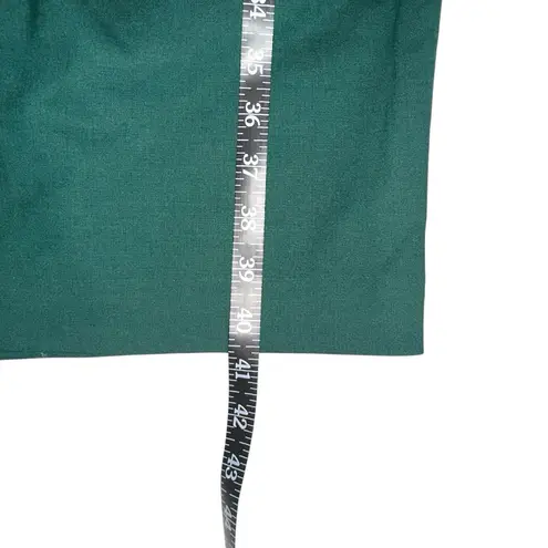 MM.LaFleur Masha Wool Green Cap Sleeve Knee Length Dress 8