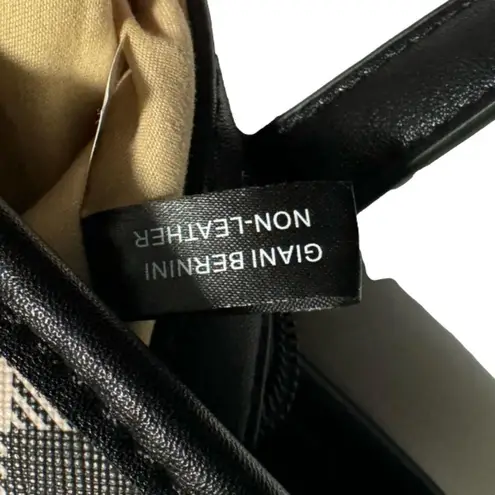 Giani Bernini Saffiano Plaid Medium Size Bag with Double Shoulder Straps