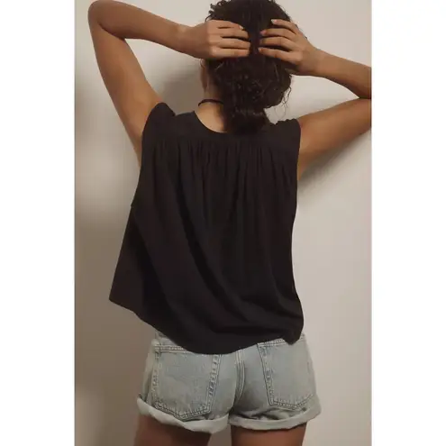 Nation Ltd ✨Nation Los Angeles Via Tie-Front Black Sz Small Tank✨