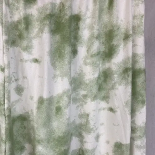 BORN Women's Green & White Print Soft Jogger Athleisure Pants M Size M