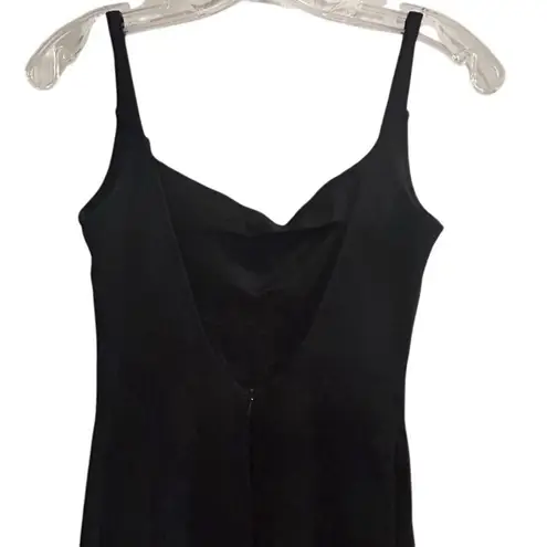 Nicole Bakti for Cache Vintage Black Lace Maxi Dress Women's Size S Formal Long