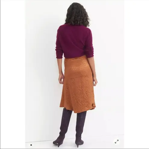 Anthropologie NWT  Maeve Tamra Jacquard Midi Skirt