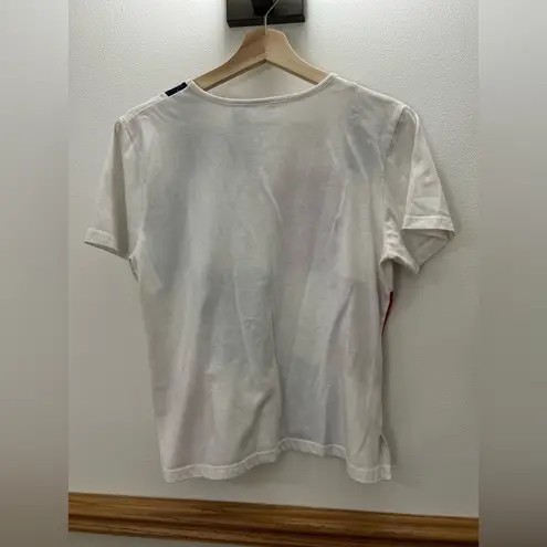 Jason Maxwell Vintage 90s USA Flag Embroidered Shirt Size Medium