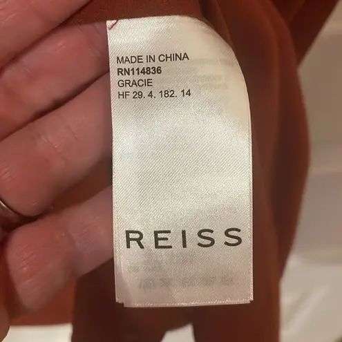 Reiss Gracie V-Neck Midi Dress