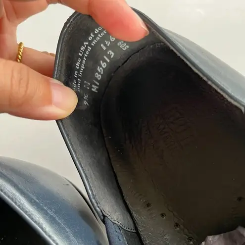 Munro Blue Stretch Fabric Loafer Shoes Leather Womens Size 9.5 N Narrow …