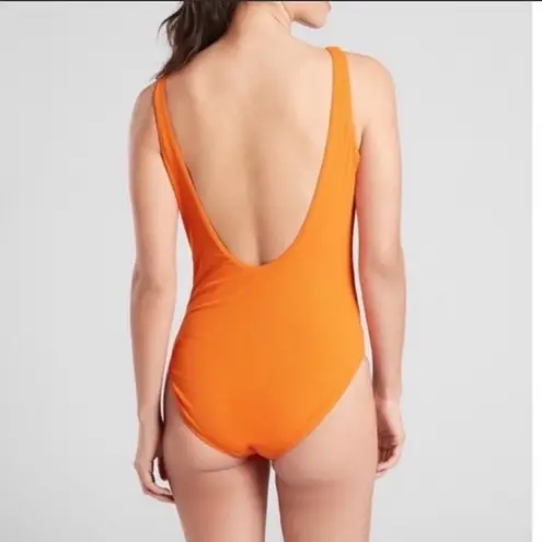 Athleta 🌱 Orange One piece Swimsuit Size M