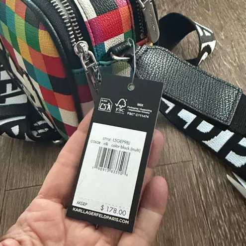 Karl Lagerfeld PARIIS Maybelle Crossbody Ikonik Choupette Bag Cat NWT