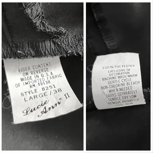 Vintage 70s Black Satin Lingerie Camisole Tank Top Large Retro Pin Up Whimsigoth