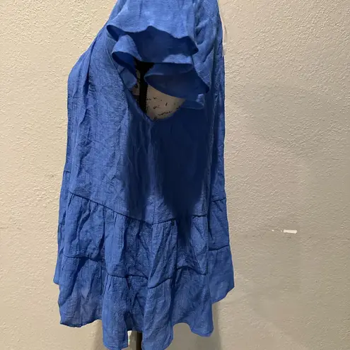 Counterparts Women's Scoop Neck Cap Sleeve Ruched Rayon Top