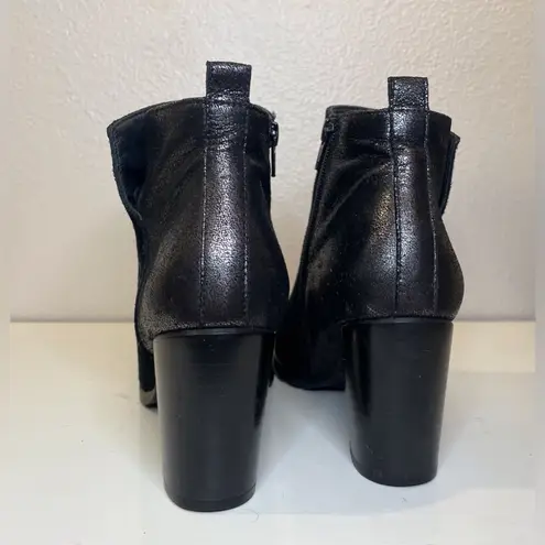 Paul Green Women’s Black Heeled Ankle Boots Sleek Design Size 9