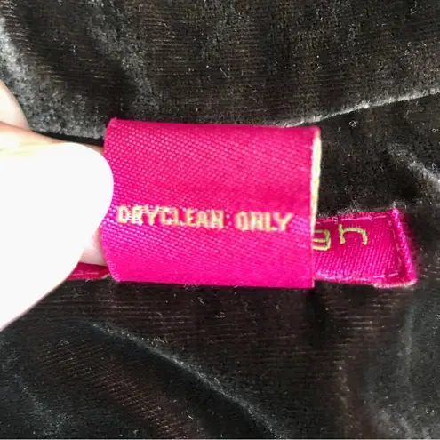 Sunny Leigh Velour Two Button Blazer, Brown, Size 18W