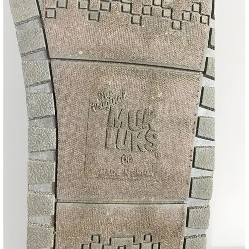 MUKLUKS Women’s Lace Up Harmony Ankle Boots SZ 10 Brown Faux Suede/Faux Fur