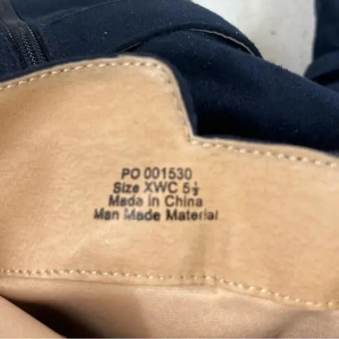 Journee Collection NWOT  navy blue extra wide calf boots