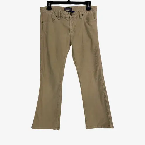 Polo Jeans Co Ralph Lauren Beige Corduroy Pants 6x30 Bootcut Stretch