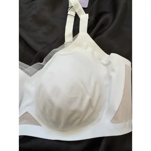 NWT Honeylove Crossover Bra Size 2XL White Padded Comfort Smoothing Wireless - Image 4