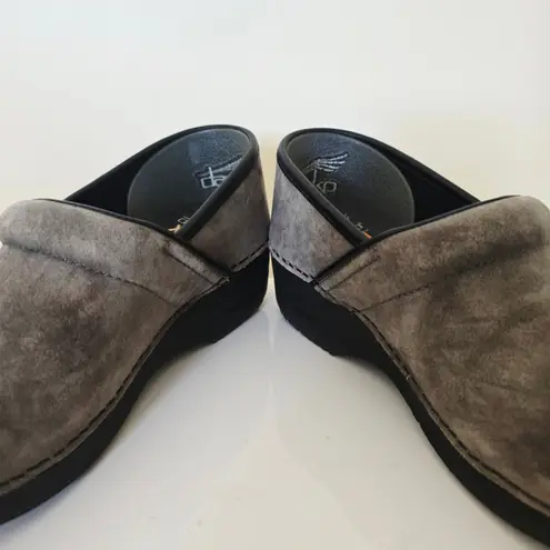 Dansko XP 2.0 Slate Marbled Nubuck Leather Clog Purple Gray Size EU 38 US 7.5 8