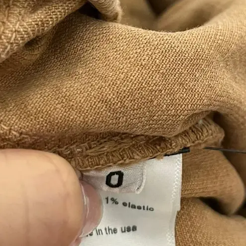 Rachel Comey Crossover Cropped Pants Brown Belted Womens Size 0 High Rise