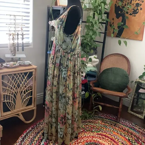 Free People  Juliana Misty Combo Floral Maxi Dress