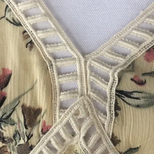 Kori America Floral Boho Tunic