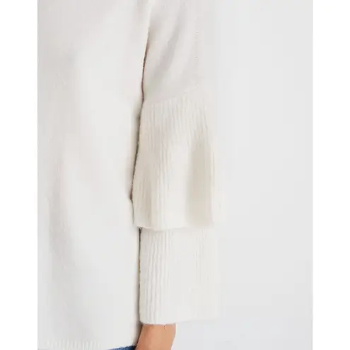 Madewell  Layered Sleeve Pullover Coziest Yarn Sweater Antique Cream Size XS‎
