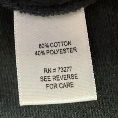 Elle Women's Black Denim Zip Up Cropped Rider Moto Jean Coat Jacket Size S