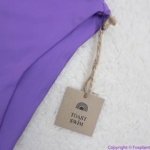 NEW Toast Swim Signature High Waist Bottom in Amethyst, XL Purple