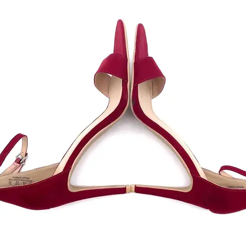 Metaphor NEW Womens 9 Talula Dark Red Dress Heel Sandal Holiday Ankle Strap