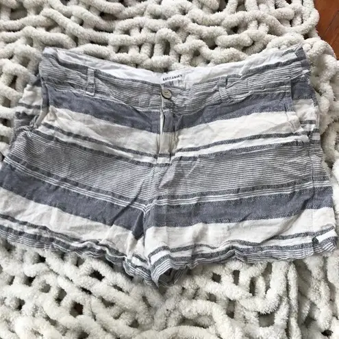Artisan NY Blue and White Striped Shorts Sz 12