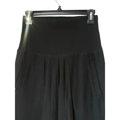 Plush Cotton Fleece Lined Leggings in Black Small Womens Joggers