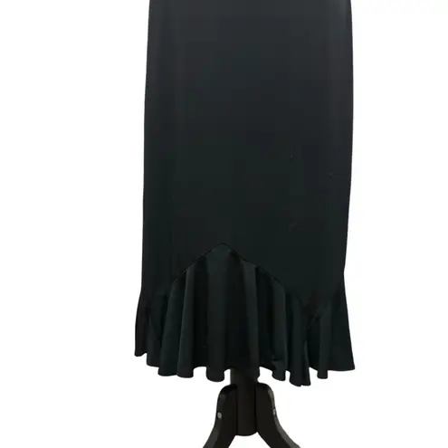 Elementz Elements Black Long Midi dress Size S