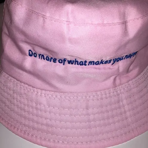 Do More Of What You Love Pink Bucket Hat New Without Tags