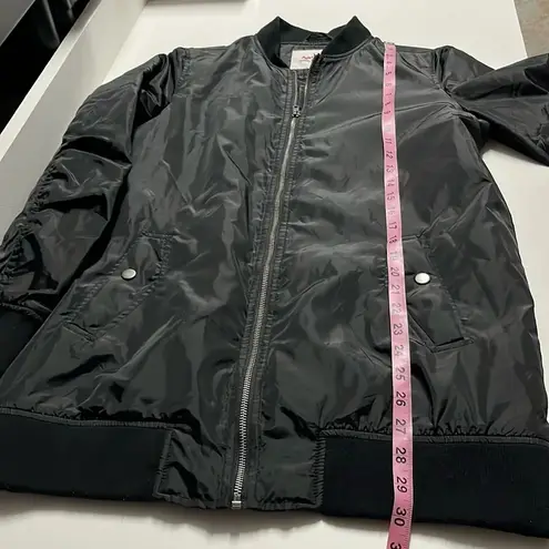 Arizona Jeans Arizona Jean Co jacket small black wind breaker style jacket snap button pocket