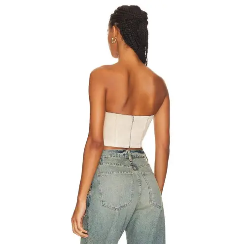 Bardot Eva Bustier Satin Corset Top Champagne Womens Size 8