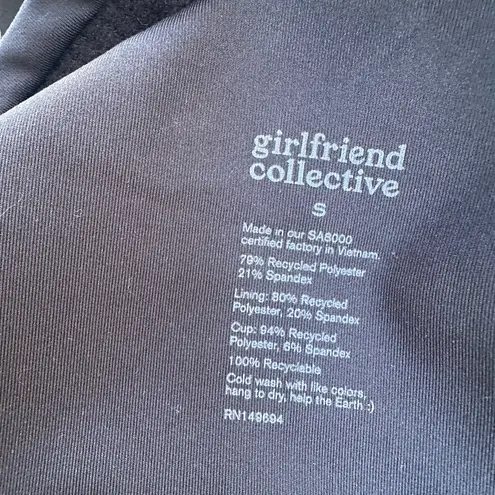 Girlfriend Collective  Midnight Black Sports Bra