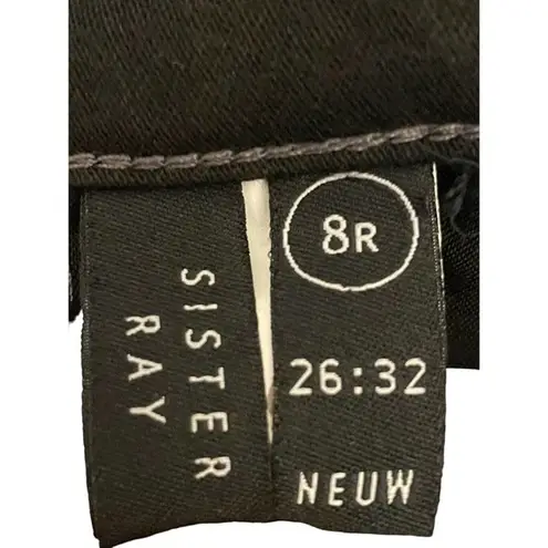 NWT Neuw Slim Slouch Royal Black Boyfriend Jeans Women’s Size 4 Stretch Premium