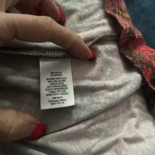 Kenar Pink and browns maxi adjustable top empire waist Sleeveless Sundress