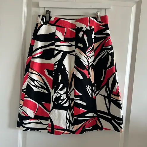 Hugo Boss Boss  Viphima Print A-line Women’s Skirt Size 6 Fully Lined