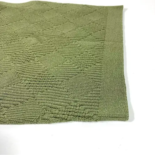 Balmain Vichy Gingham Knit Tank Top Olive Green 44 FR 12 US NWT DF0AB051KH60