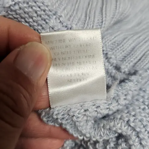 Stitch Fix ACW Pale Blue Oversized Cable Knit Sweater Size Medium