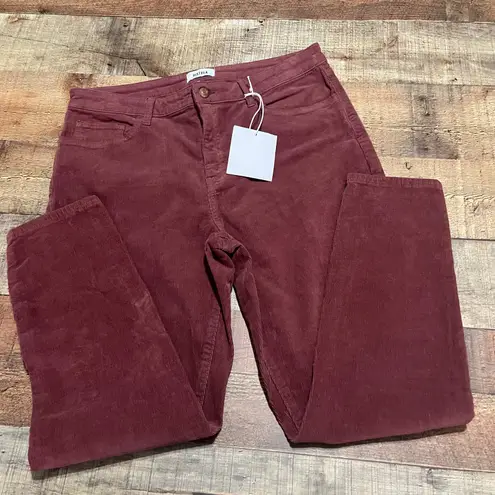 Pistola NEW Women's Brick Rose Tapered Leg Corduroy Pants Sz 32 Classic Preppy