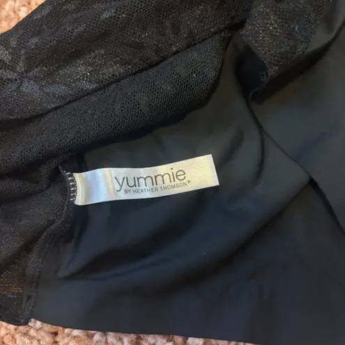 Yummie Seamlessly Lightweight Lace Black Unlined Bralette 114933 Women’s Size M Size M