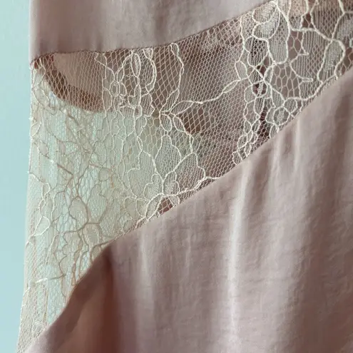 Avec Les Filles NWT Lace Insert Midi Dress